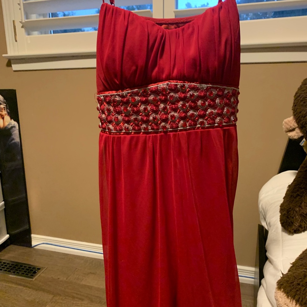 ruby rox red dress size L